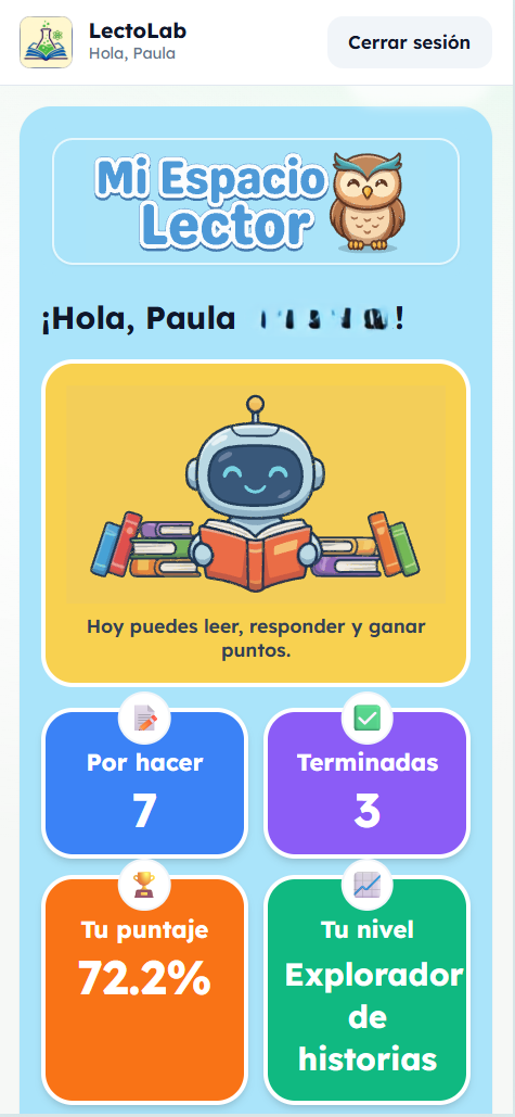 Captura del Dashboard